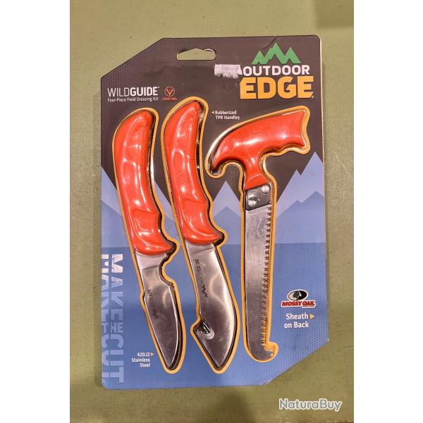 Outdoor Edge WildGuide MOSSY AOK 4 Pices Knife Set