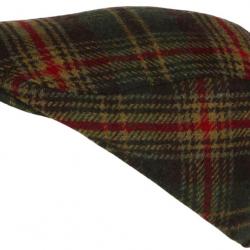 Béret Casquette Chasse Verte Carreaux Laine Chaude Confort Hunter Taille unique Vert