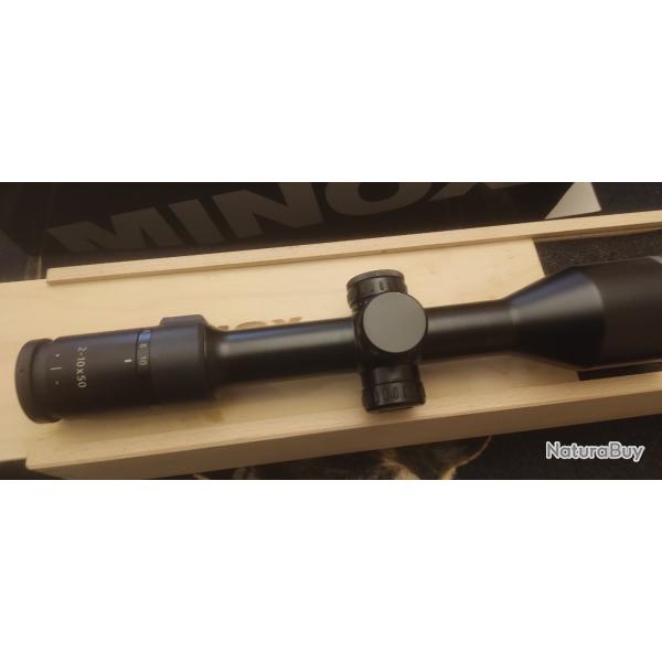 VENDS LUNETTE MIXTE BATTUE, APPROCHE MINOX ZE5 i 2-10x50 Parfait tat