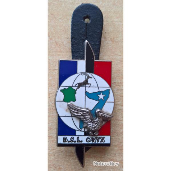 Insigne opration Oryx Bataillon de Soutien Logistique (BSL) Somalie 1992
