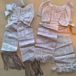 Lot De 2 Brassards communiant ou de baptême années 20-30