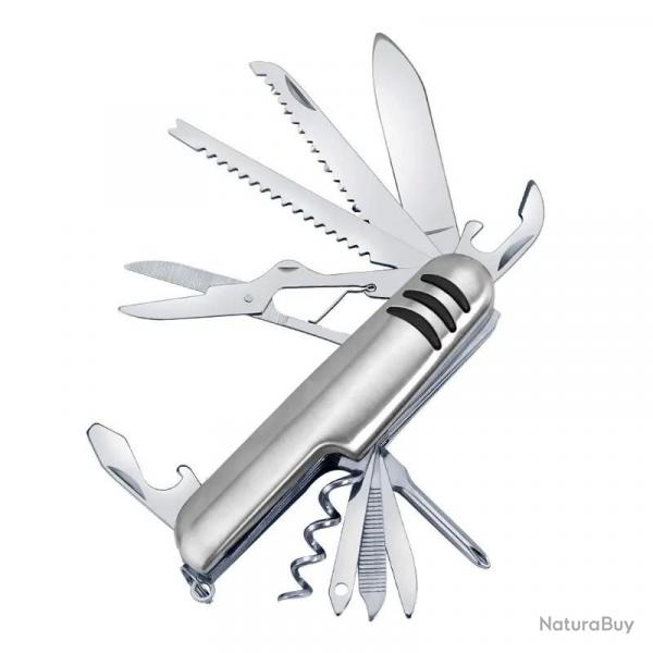 Couteau multifonction Inox avec grip 11 en 1  personnaliser