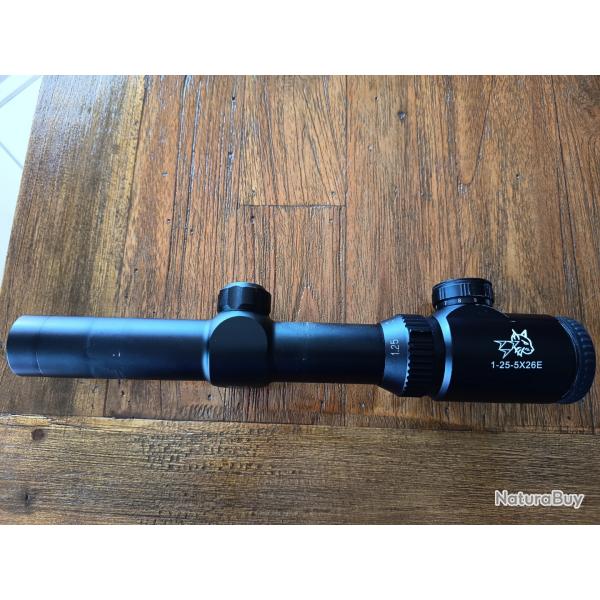 Lunette de battue lynx1-25-5x26e