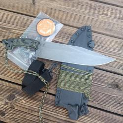 BADASS Bowie  couteau Wtg work tuff gear Pathfinder lame de 7 cm de large ,