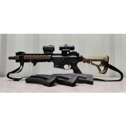 Carabine Smith Wesson MP15-22 cal22lr  avec point rouge et grossisseur vortex