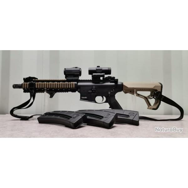 Carabine Smith Wesson MP15-22 cal22lr  avec point rouge et grossisseur vortex