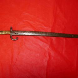 Sabre-Baïonnette Chassepot M-1866 de prise par les PRUSSIENS