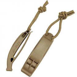 Sifflet tactique 101 Inc Tactical Whistle MOLLE (lot de 2)