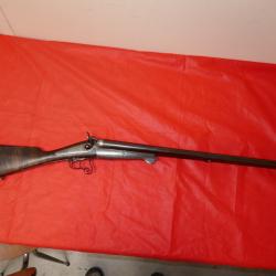 Fusil juxtaposé Stéphanois système Lefaucheux en Calibre 8