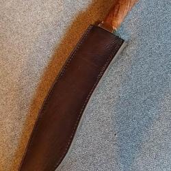 Kukri machette forgée en France lame de 1 cm d'épaisseur