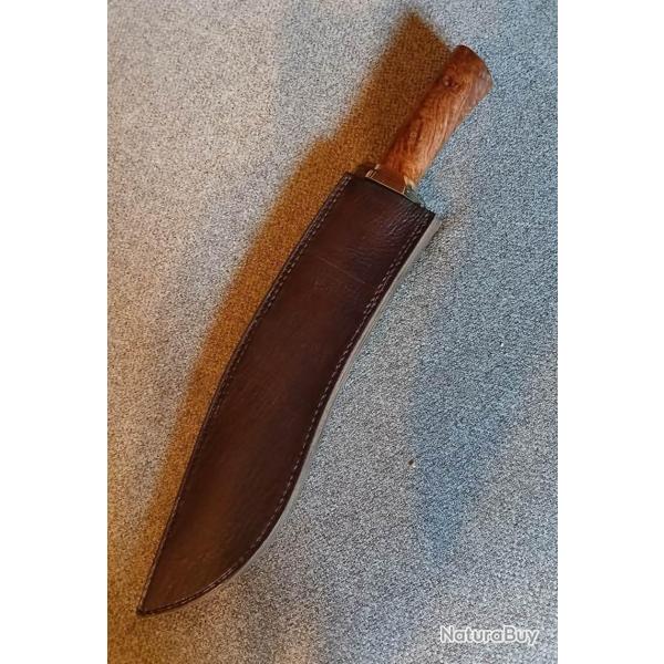 Kukri machette forge en France lame de 1 cm d'paisseur