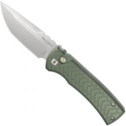 Redencion Auto Tread Green Aluminum Blade Show West 2025 - Chaves Knives / Pro-Tech