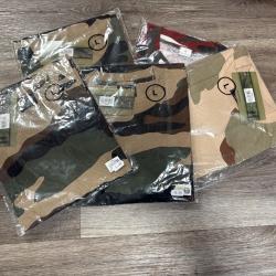 Lot de 5 t-shirts militaires camouflages