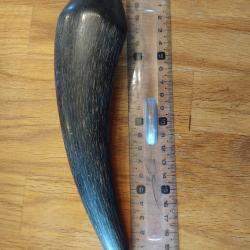 Porte briquet en bois en forme de corne