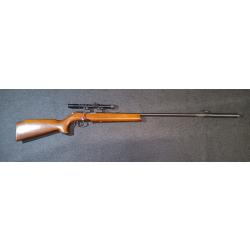 Carabine MANU ARM 22 Lr monocoup + silencieux Parkerhale +lunette 4x20