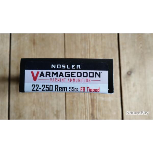.22-250 Nosler VGA 55gr bte 20