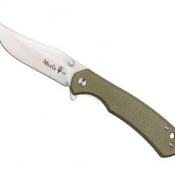 Couteau Muela pliant Vibora en Micarta vert