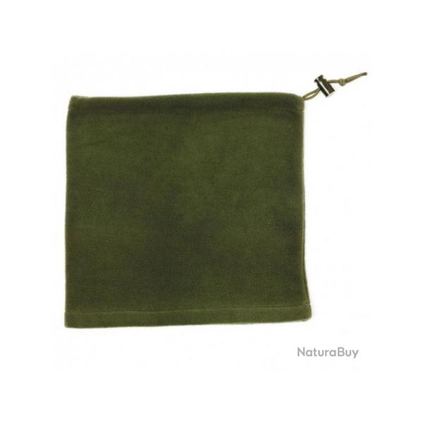 Tour de cou polaire uni vert percussion