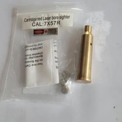 BALLE  laser de reglage  cal 7X57R pour lunettes et point rouges