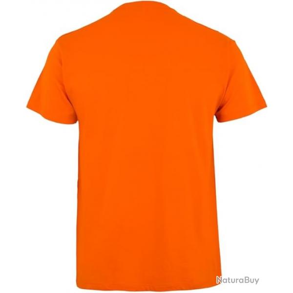 T Shirt Chasse Orange - 100% Coton - SKX INDUSTRIES