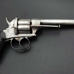 ETONNANT REVOLVER A BROCHE CALIBRE 9MM BELGIQUE XIXè XIX eme Categorie D