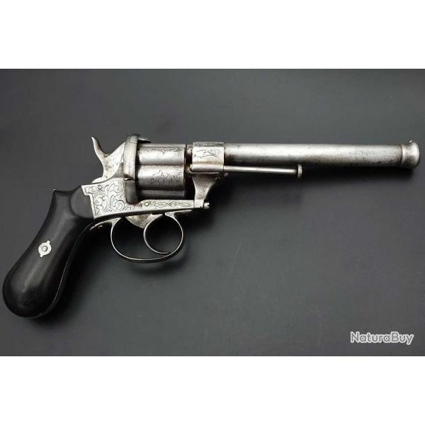 ETONNANT REVOLVER A BROCHE CALIBRE 9MM BELGIQUE XIX XIX eme Categorie D