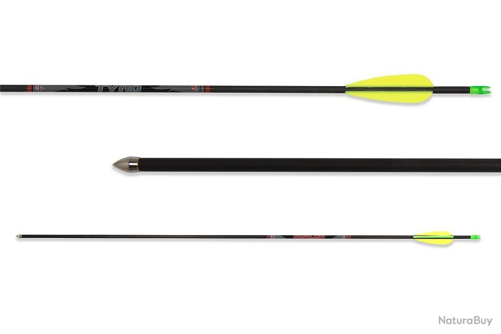 32 Pure Carbon Arrows 5 Feather SP400-800 Recurve Compound Bow