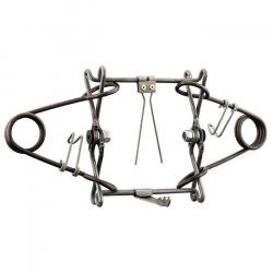 Piège en X Europarm 13 x 13 double ressorts