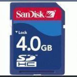 ENCHERE à 1 ! SD CARD 4Go High Speed SANDISK