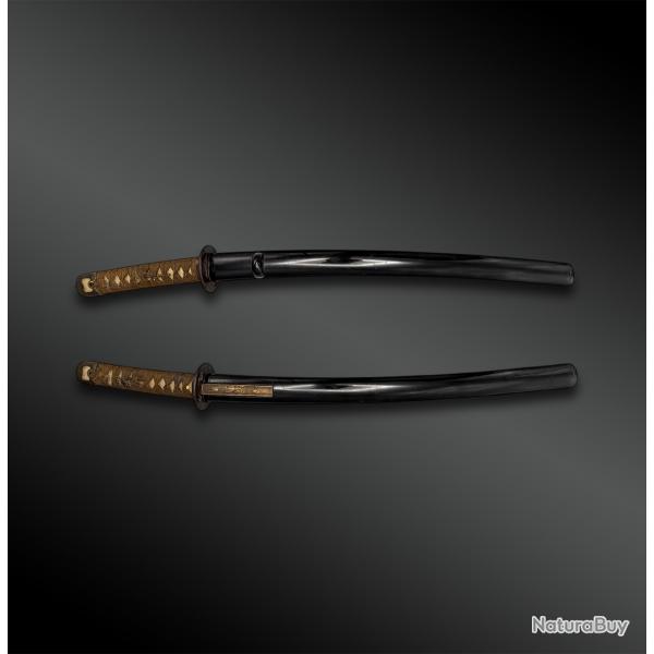 SABRE appel Wakizashi sign Igano Kami Kinmichi - Japon - Priode Edo (1603-1868)