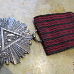 Médaille R.L. Bienfaisance et Amitié Orient de Lyon. maçonnique Maçon