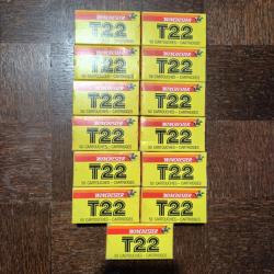 Lot de 13 boîtes de balles 22lr