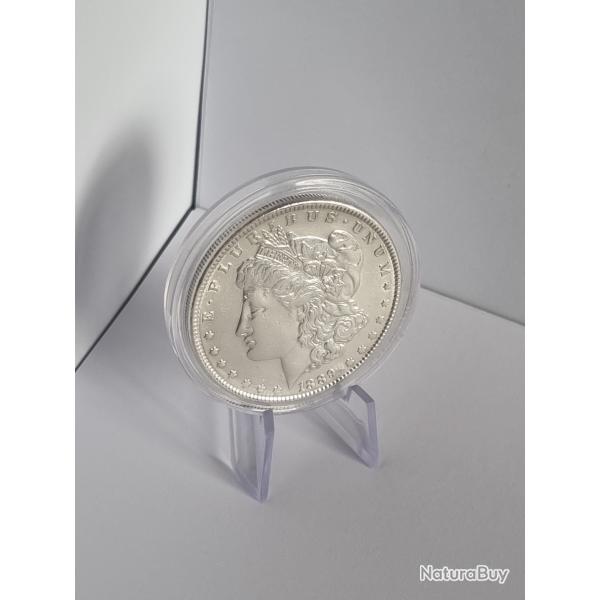 De Qualit : Un Dollar Argent 1889 Morgan Dollar tats-Unis , 1 Dollar , 19me Sicle