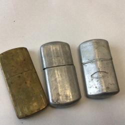 VENDU PAR LE-CUIRASSIER LOT DE TROIS BRIQUETS GUERRE 14/18