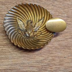 Belle reproduction en laiton d'un cendrier à décor d'aigle américain