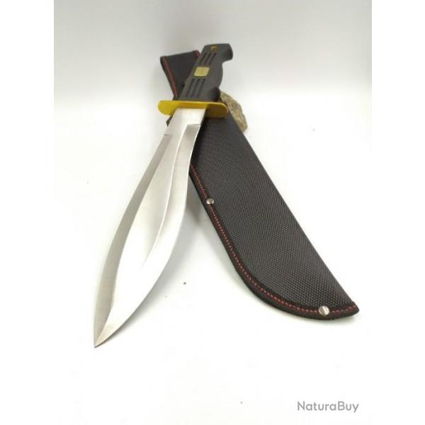 Couteau  Big Bad Bolo Bowie 38 cm Lame en Acier