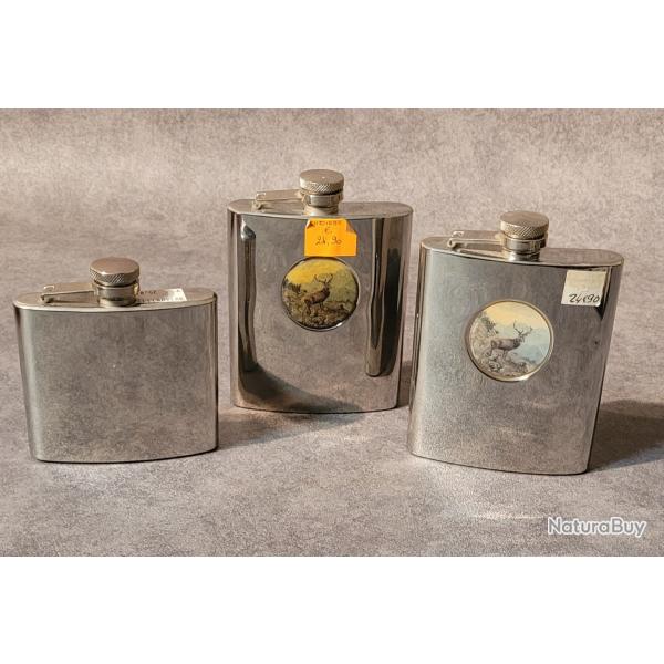 Lot de 3 flasques fin de serie