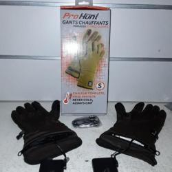 wahoo ! Gants Prohunt chauffants rechargeable