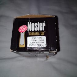 229 Ogives NOSLER Ballistic Tip .224/50 gr