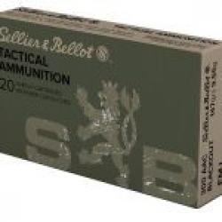 20 cartouches SELLIER BELLOT 300AAC BLACKOUT 147grains fmj