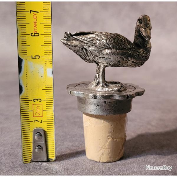 Ide cadeau / bouchon de bouteille canard en tain