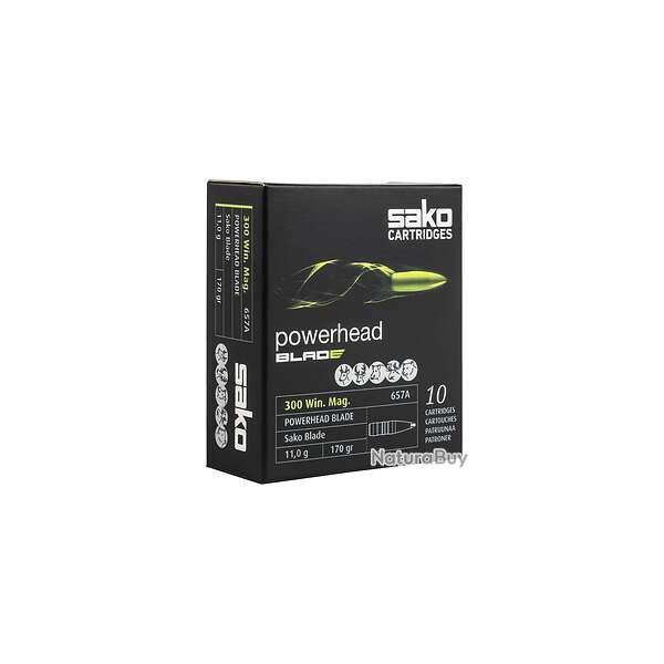 Boite de munition Sako 300WM Powerhead Blade 11g 170gr x10