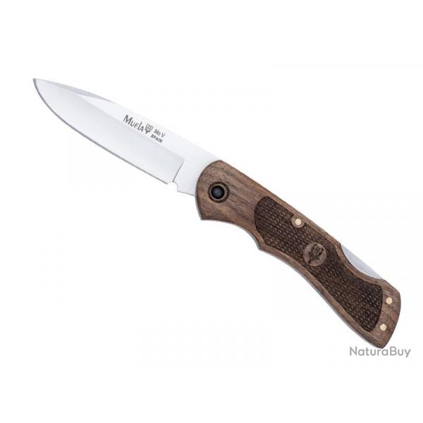 Couteau Muela pliant BX en Noyer