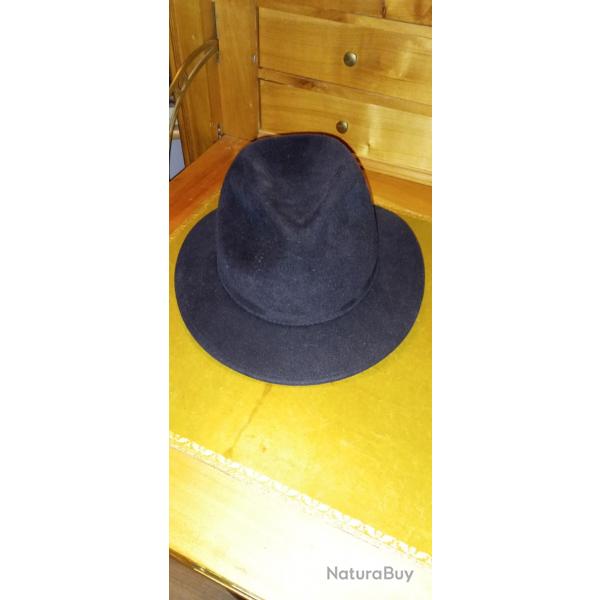 Chapeau type stetson noir waterproof T58