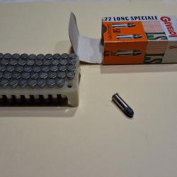 Boite Cartouches 22lr collectionneur Gevelot ".22 Long Speciale" charge réduite