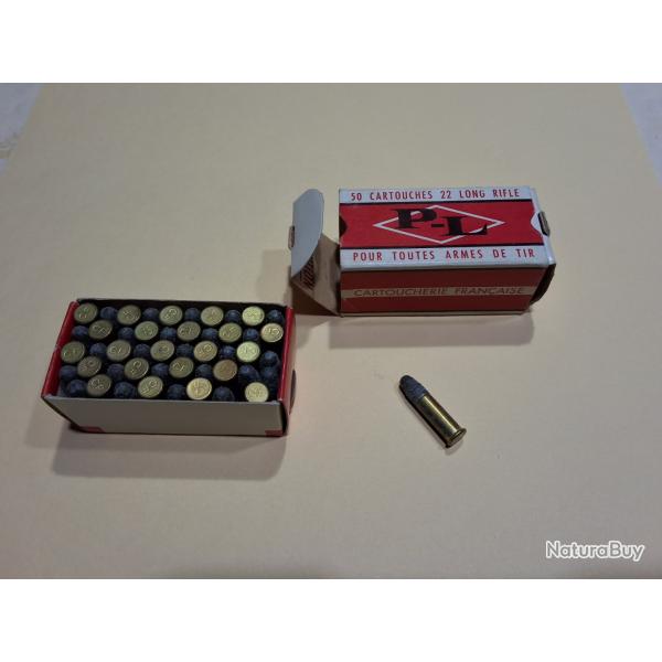 Boite Cartouches 22lr collectionneur "P-L" Cartoucherie Francaise