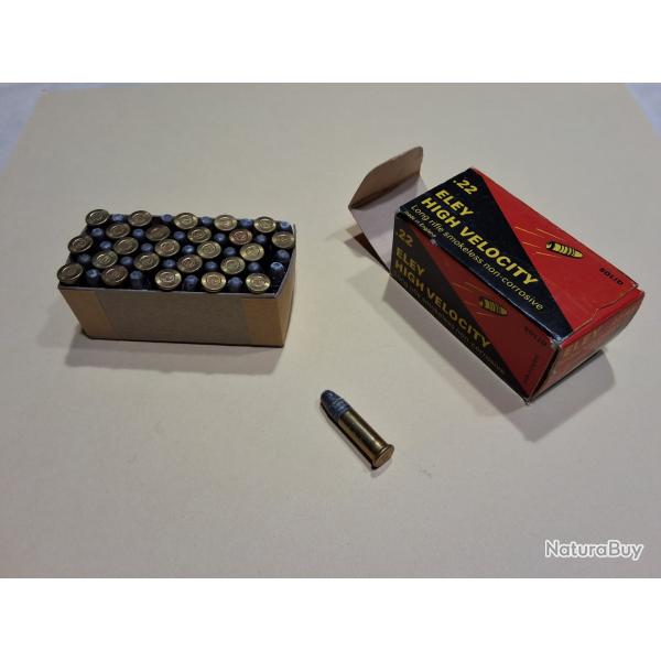 Boite Cartouches 22lr collectionneur Eley High Velocity