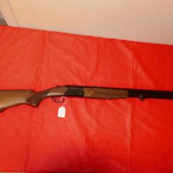 Fusil superposé RIVOLIER (Huglu) en 12/76 monodétente et canons de 71cm