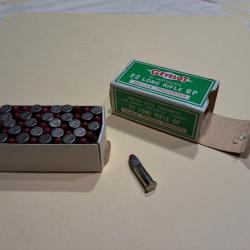 Boite Cartouches 22lr collectionneur Gévelot BALLES TRACANTES GP