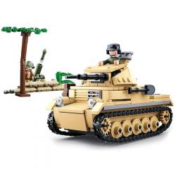 Tank Allemand (petit) - Jeu de briques